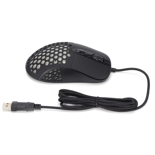 High Precision Optical Sensor Gaming Mouse With Programmable Buttons, 12800 DPI Ultra Lightweight Design, Ergonomic Honeycomb Shell For PC Laptop Wind