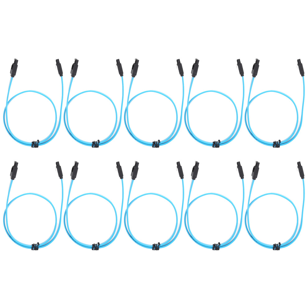 6Gbps Data Transfer Cable With Right Angle Connector, Sata Iii Cable Backwards Compatible Flexible Low Profile Jacket Enhanced Transmission Stability 9773935286856