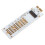 M.2NVMe SSD till PCIe-adapterkort, stöder två M.2SSD samtidigt, full PCIE-hastighet för förbättrad databehandling (stöder 2230/2242/2260/2280 5