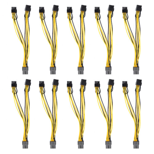 Rallonge de câble d'alimentation PCI Express pour une solution pratique, lot de 10