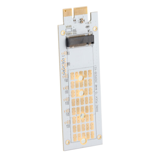 M.2NVMe SSD till PCIe-adapterkort, stöder två M.2SSD samtidigt, full PCIE-hastighet för förbättrad databehandling (stöder 2230/2242/2260/2280 1