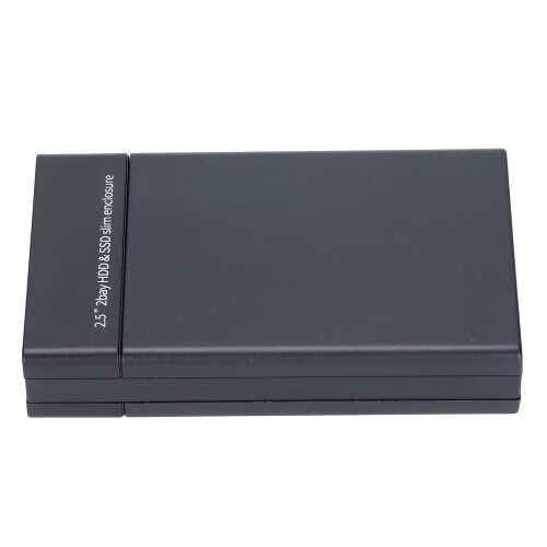 Ekstern harddiskdock, 2,5" SATA-interface understøtter RAID-tilstande og SuperSpeed USB, værktøjsfri installation for nem dataoverførsel og 2