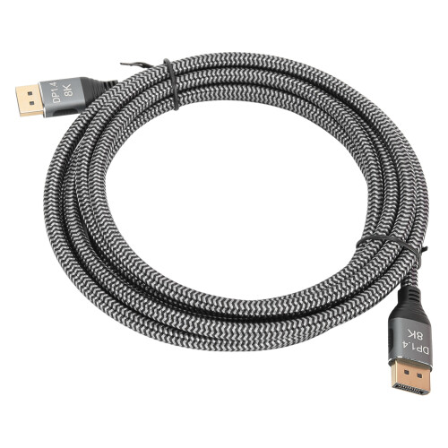 Καλώδιο DisplayPort με τριπλή θωράκιση για αδιάλειπτο σήμα, εργονομικά σχεδιασμένο 1