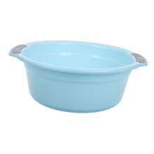 Plastic Sink Bucket for Bathroom, Extra Thick Laundry Bowl with Handles, Washing Clothes, Face and Feet