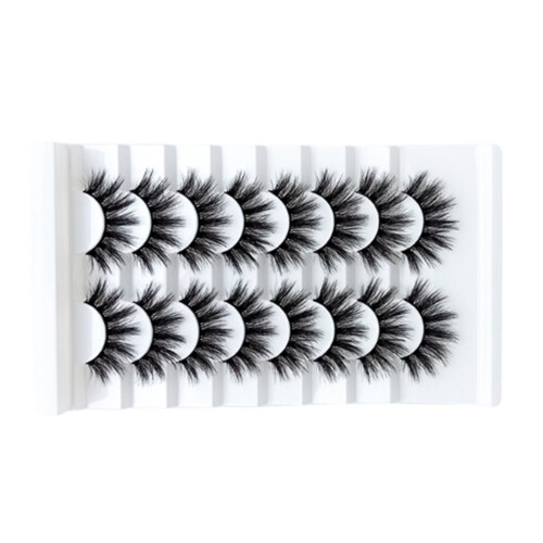 Ψεύτικες βλεφαρίδες Wispy Fake Eyelashes Manga Lashes CC Curl8D Volume Χειροποίητες ψεύτικες 1