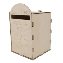 Hochzeitsbriefkasten aus Holz mit