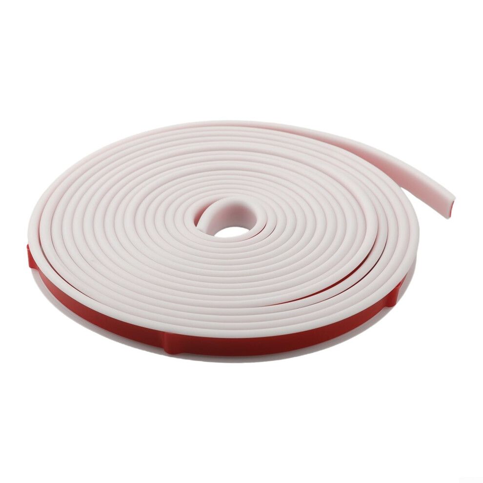 TPE U Shaped Edge Banding Size 12mm x 5m White For Furniture Edges Protection