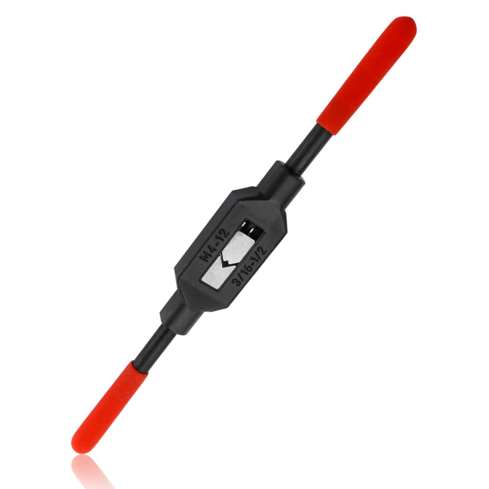 Adjustable Tap Wrench M4m12, Thread Tap Holder, Reamer, Hand Tapping Tool, Plastic Ratchet Handle Wrench For Taps With 3/16'1/2' Thread 9426802500943