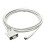 DVPCAB215 PLC Programming Cable 10m RS232 Serial Data Cable for PC DVP Download White 1