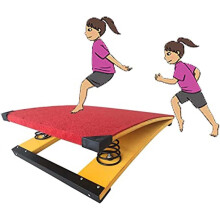Jump Spring Board For Children Vault Training Elastic Board Steel Spring Jumping Mat Arc Bridge Vault Equipment