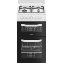 Hotpoint 50cm Gas Cooker - White - A+/A Rated