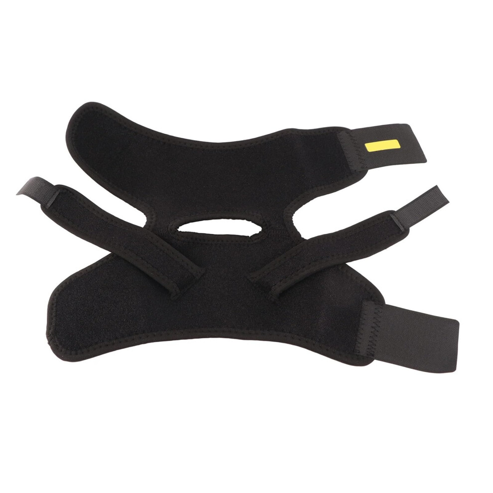 Black Adjustable Compression Foot Drop Ankle Brace Support Stabilizer