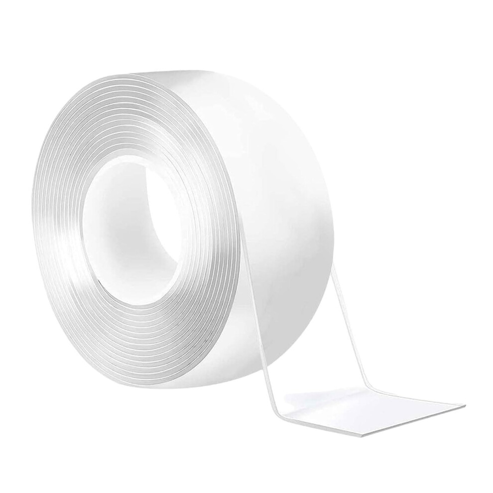 Nano Grip Tape, Reusable, Removable, Washable, Doublesided Adhesive Strips, 5 Cm Wide, 5 M Long 9426802502480