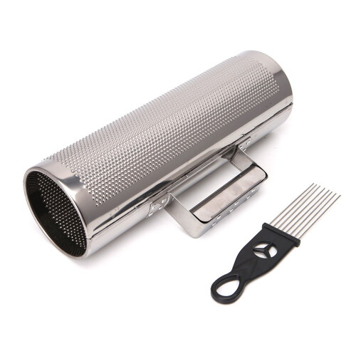 Stainless Steel Guiro with Scraper Percussion Musical Instrument Training Tool Ref: 6603
