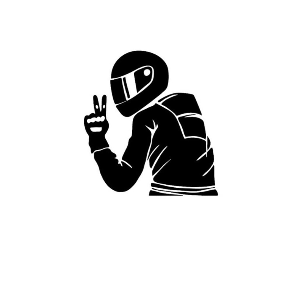 Funny Car Stickers Respect For Bikers Waterproof Vinyl Decal For Car Motorcycle Truck Suv Bumper 9189345313707
