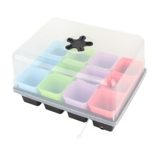 Seedling Box Horticultural Planting Pot Kit, Multicolor, 2 Sets