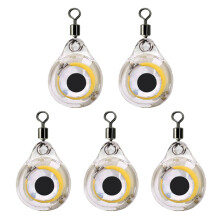 LED Underwater Fishing Light 5Piece Waterproof Submersible Night Fishing Lure Light Set