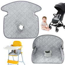 Potty Training Car Seat Protector 15x16 Foldable Absorbent Leakproof NonSlip MachineWashable Light Grey