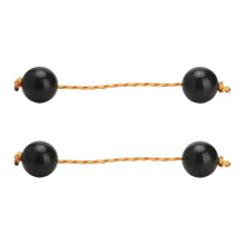 2 Pairs Kashaka Shaker African Percussion Instruments for All Ages