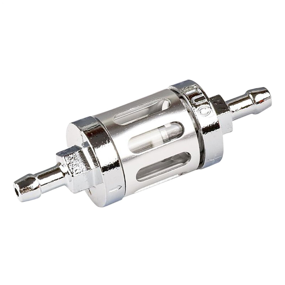 Motorcycle Oil Filter 8Mm Aluminum Alloy Enhanced Filtration For Scooter Atv Dirt Bike Silver 9382693792501