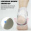 Adjustable Compression Ankle Sleeve Elastic Ankle Brace Support Foot AntiSprain Heel Protection Strap (1PcsGreyLeft, M) M 1pcsgreyleft 4