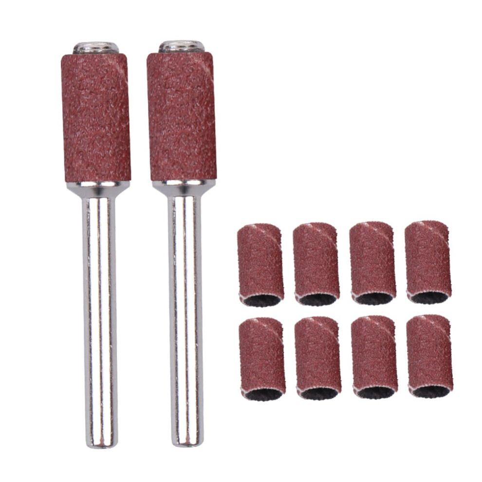 Grit Emery Sanding Rings For Metal Plastic Wood Jade, Polishing Sandpapers Kit With Sandpaper And Connecting Rods 9382693792846