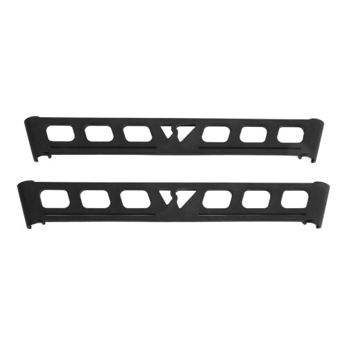 2 Stück Camping-Rack-Seitenschnalle, schwarzes