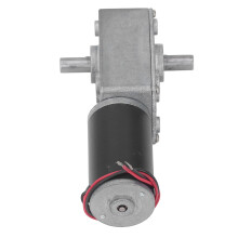 DC-Getriebemotor Mikro 12V Doppelwellen 60RPM Schneckengetriebe