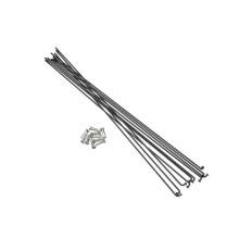 Bike Spokes Stainless Steel Bicycle Spokes 10 Pcs Multisizes With Nipples 282mm Durable Replacement for Mountain Bikes