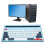 Sky Blue Rechargeable Wireless Bluetooth Keyboard, 60H, 10m Range 1