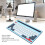 Sky Blue Rechargeable Wireless Bluetooth Keyboard, 60H, 10m Range 4