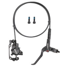 Hydraulic Disc Brake Set - Front And Rear Brakes 800mm & 1400mm Brake Cables, 3 Finger Design, Compatible With Bicycles