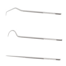 Durable 304 Stainless Steel Long Toothpick & Dental Floss Set