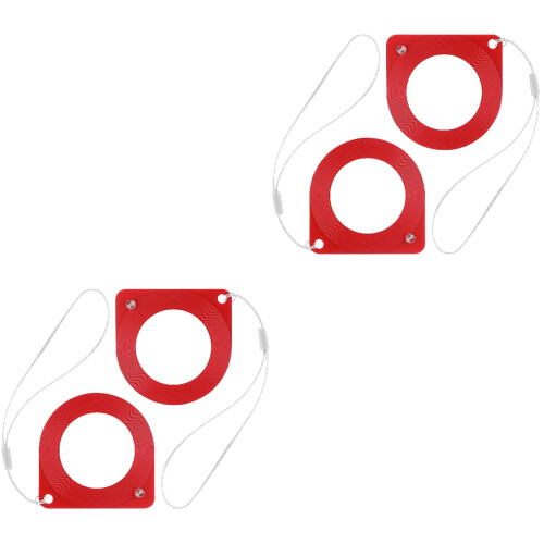 4Pièces Bobines Test Auto Induction Ecu Clé Rouge Intelligent 2