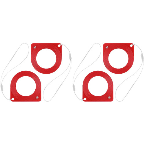 4Pièces Bobines Test Auto Induction Ecu Clé Rouge Intelligent 1
