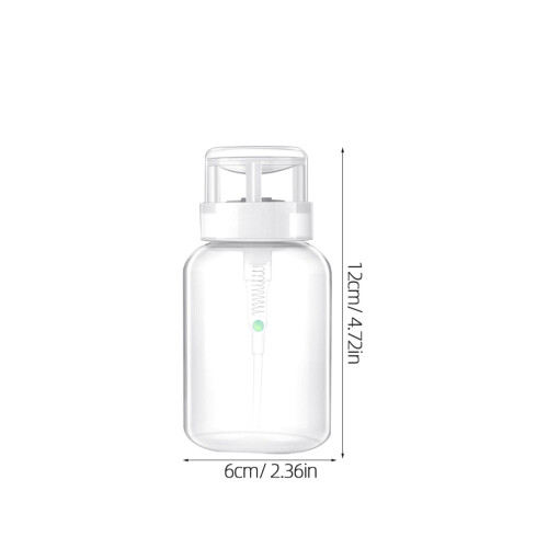 2Stück 200Ml Leere Verschließbare Pumpspender Für Nagellackentferner 1