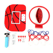 Indoor Basketball Fun, High-Quality & Durable Materials Mini Hoop Set, Indoor Use, Adjustable Suspension Design, Includes Basketball & Pump fo