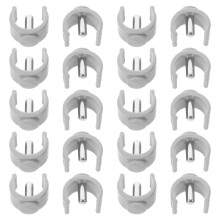 20 Pièces Clips C Pour Rollator Pliant, Roulettes, Tube 22 Mm