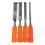 4Pièces Ciseau À Bois Professionnel Acier Carbone Multi-Usage DIY Bois 5