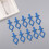 10Pièces Clips Bobbin En Silicone Bleu, Fixe, Pour Couture Durable 4