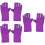 6Pièces Polyester Violet Confortables Protection Uv 7