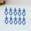 10Pièces Clips Bobbin En Silicone Bleu, Fixe, Pour Couture Durable 5