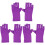 6Pièces Polyester Violet Confortables Protection Uv 2