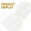 ruban adhésif nano double face 100 pièces transparent réutilisable 8