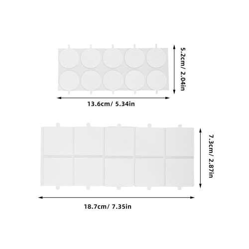 ruban adhésif nano double face 100 pièces transparent réutilisable 1