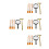 4 Sets Ausgrabungs-Kit Für Kinder Mit , Lupe, Edelsteine, STEM 5