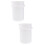 2 Pcs Quartz Crucible Crucible Jewelry Melting Cup 7