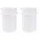 2 Pcs Quartz Crucible Crucible Jewelry Melting Cup 2