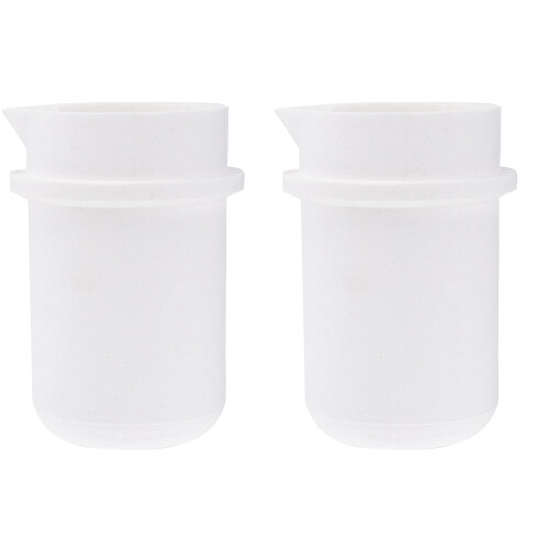 2 Pcs Quartz Crucible Crucible Jewelry Melting Cup 1