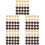 240 Pcs Wooden Chess Pieces For Backgammon Checkers 11